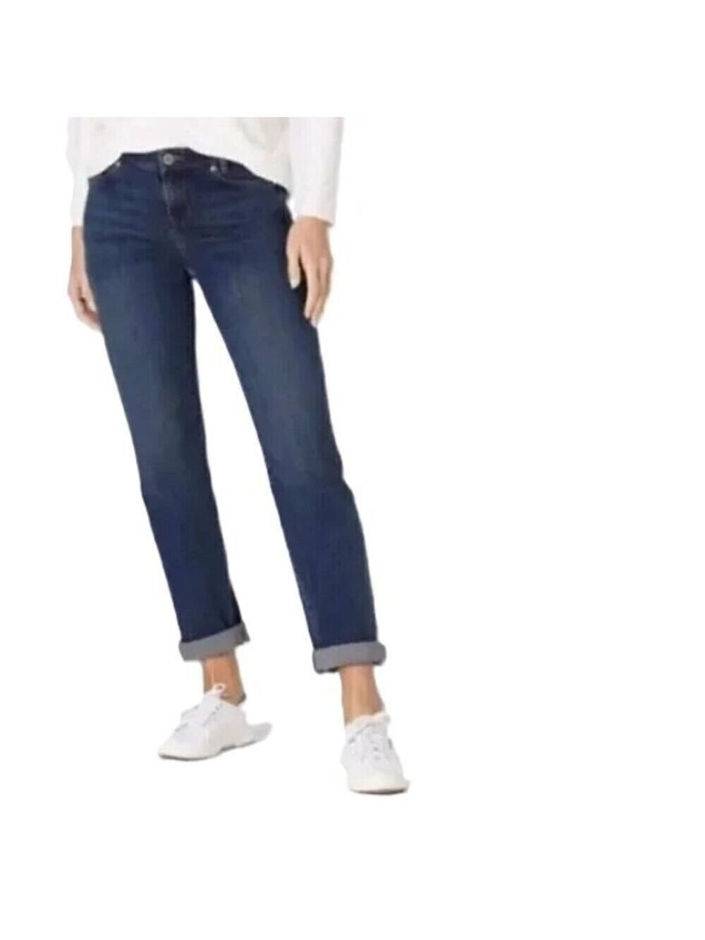 NWT J. Jill Weekender Straight Leg 5 Pocket Mystic Wash Jeans Women's Size 6